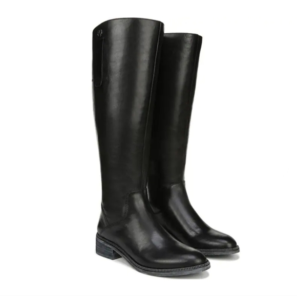 Timeless Modern Franco Sarto x Anthropologie Black Leather Boots - Picture 6 of 9